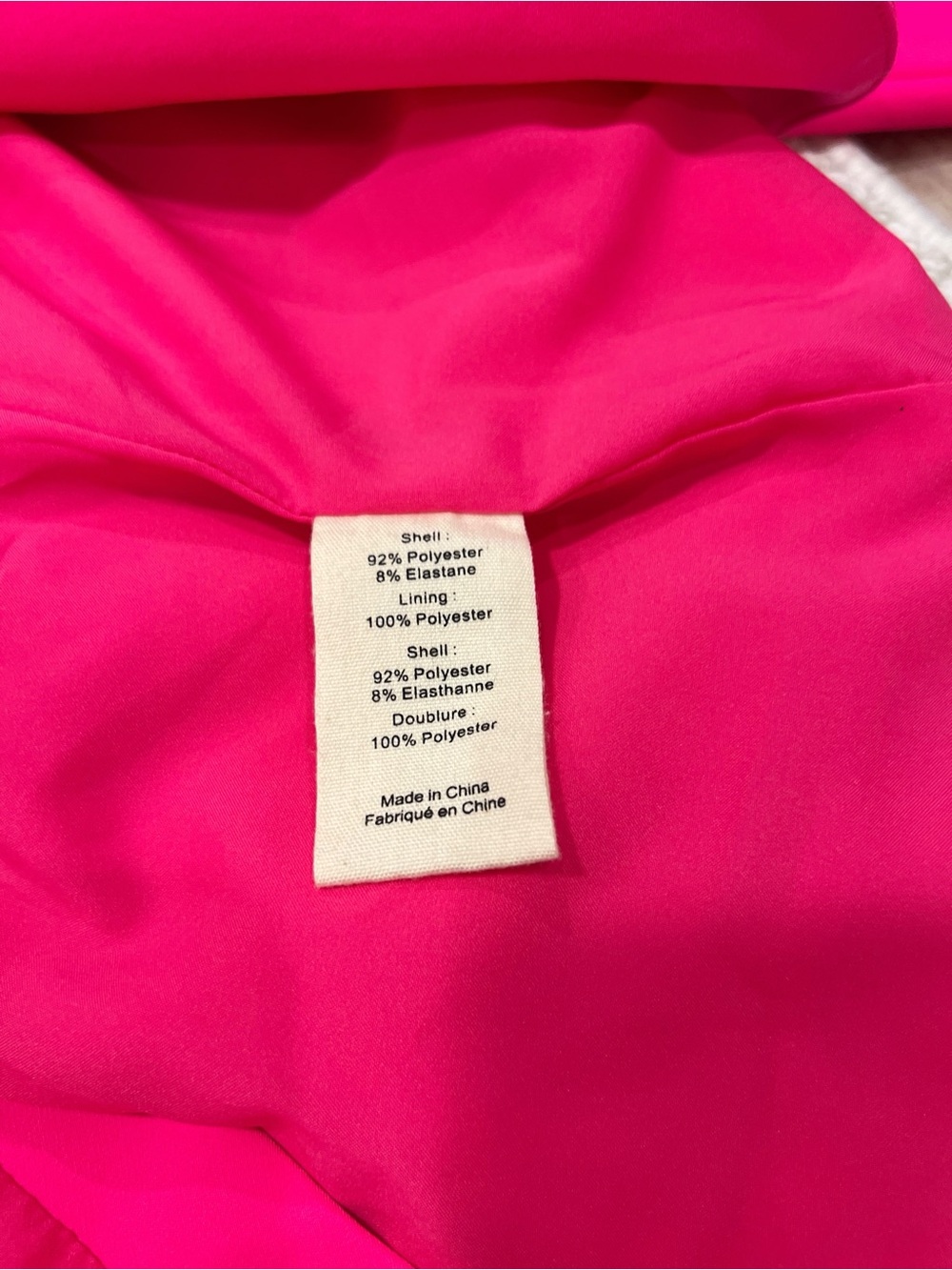 L'AGENCE Chamberlain Blazer and Wide Leg Pant in Pink Glo Pink Woman’s Pantsuit - Picture 11 of 12